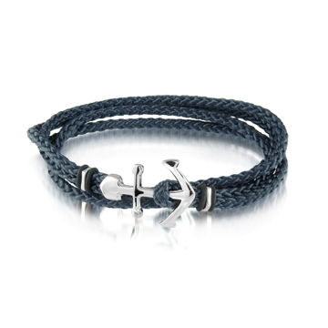 Italgem Men’s Bracelet with Stainless Steel Anchor Clasp