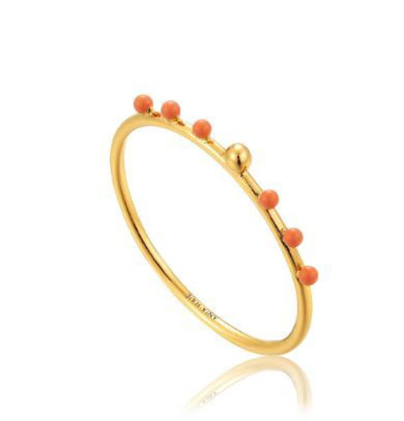 Ania Haie Dotted Small Ball Ring