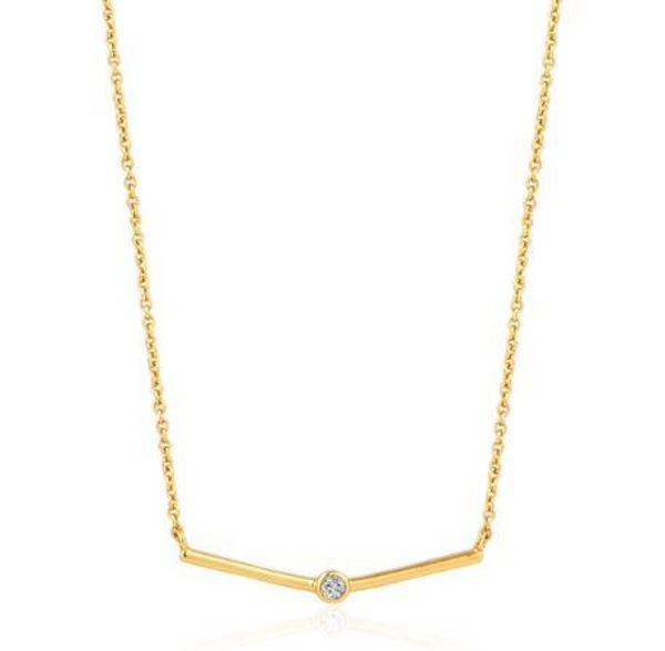 Ania Haie Shimmer Single Stud Necklace