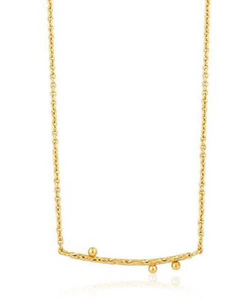 Ania Haie Texture Solid Bar Necklace