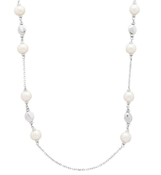 Freshwater Pearl Dots and Dashes Necklace