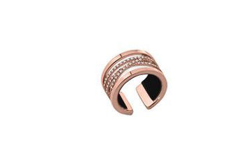 12mm Rose Liens Ring with Cubic Zirconia. Size Small