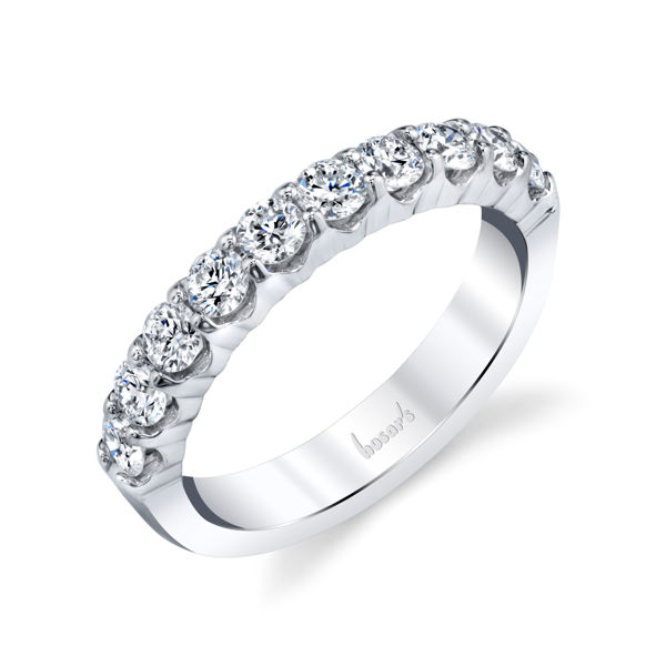 14Kt White Gold Shared Prong Diamond Ring