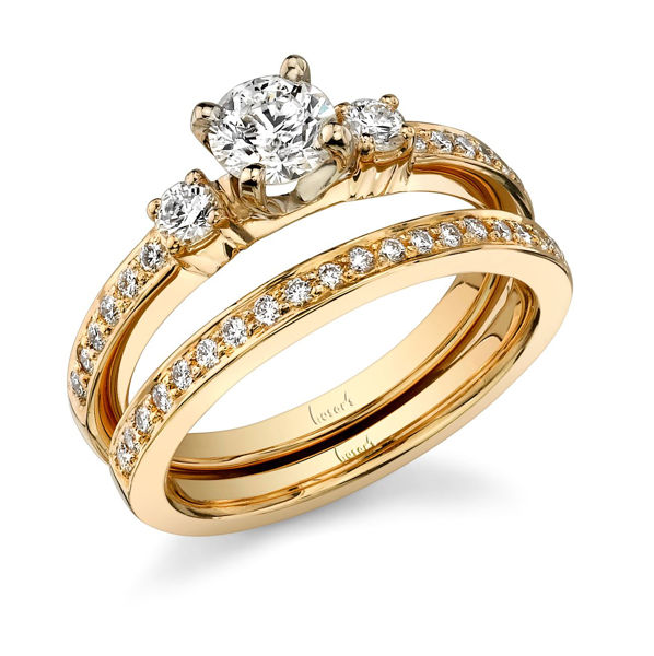 Husar's House of Fine Diamonds. 14Kt Yellow Gold Three Stone Engagement ...