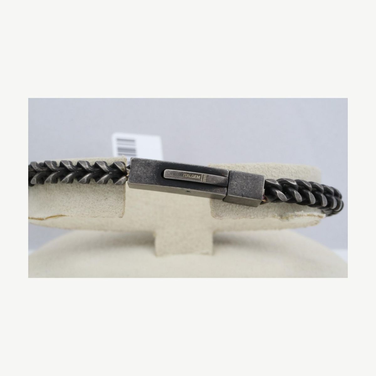 Picture of 8.5" Ion Plated Stainless Steel Franco Push Clasp Bracelet