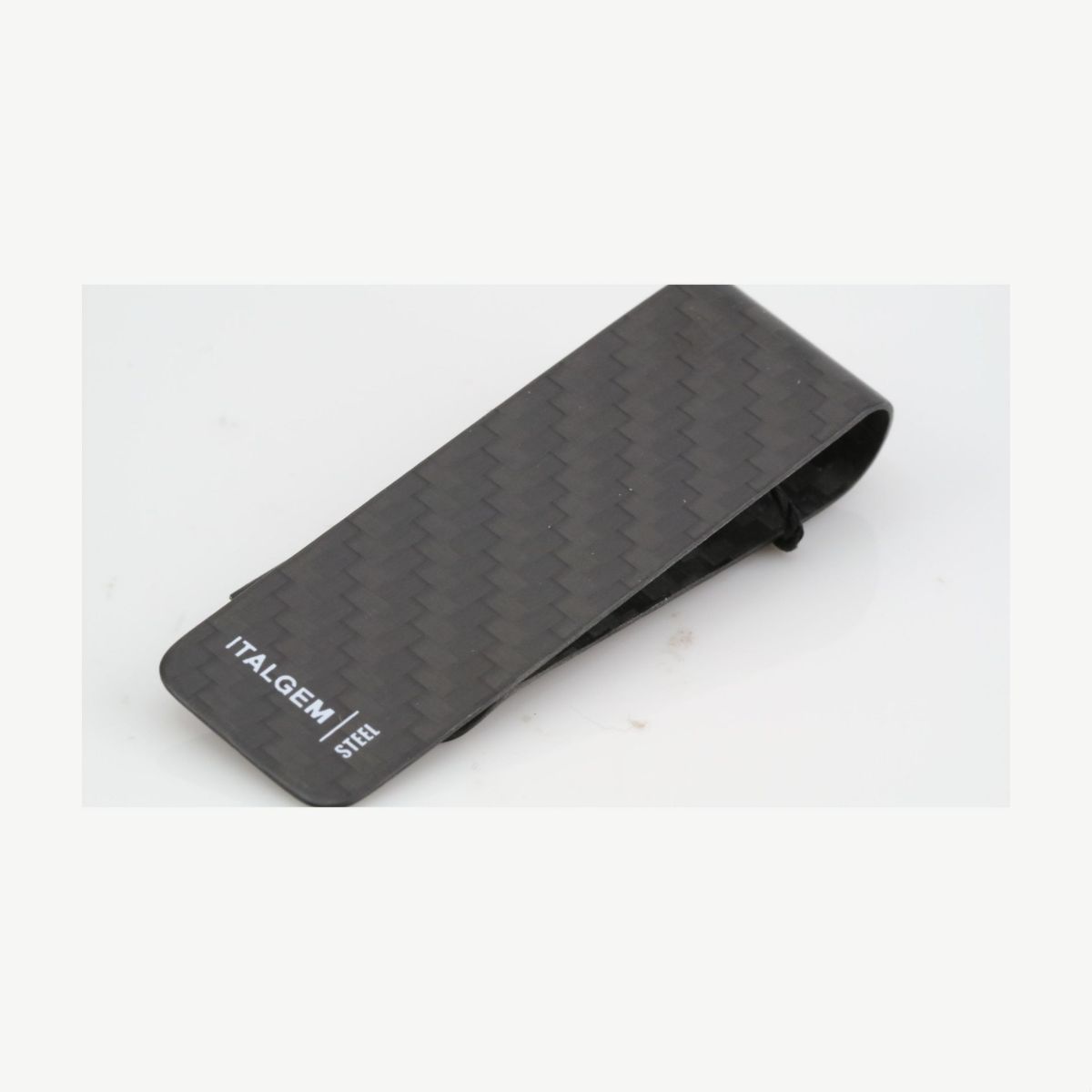 Picture of Sleek Black Carbon Fiber Carbono Money Clip