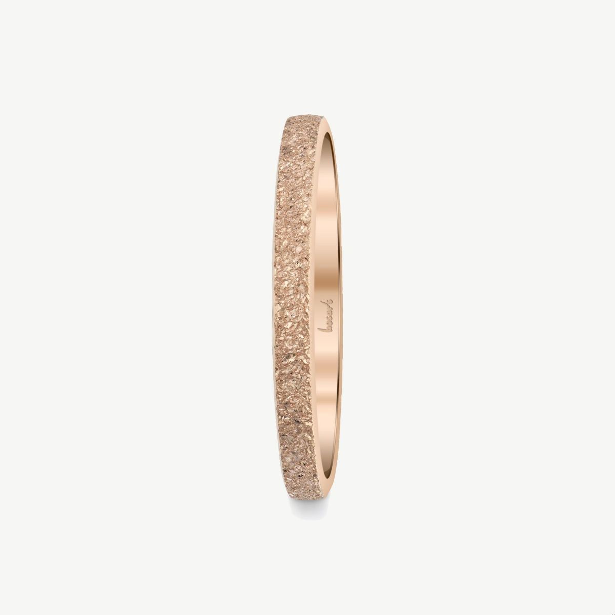 Picture of 14K Gold Diamond-Cut Sandblast Stackable Ring