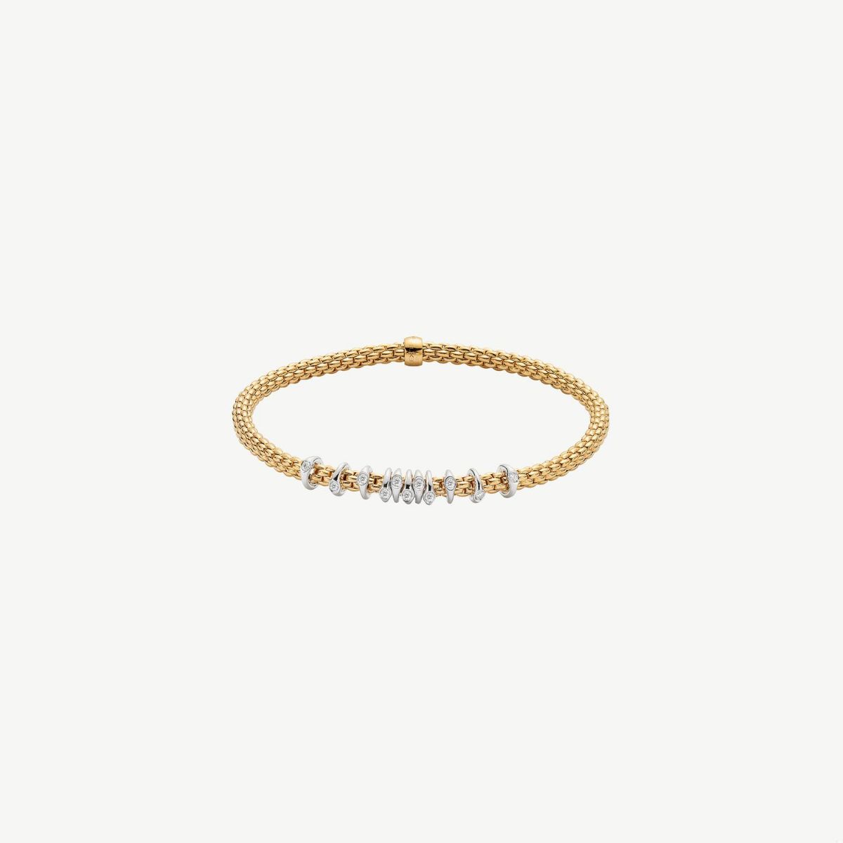 Picture of Fope Flex'it Diamond Rondel Bracelet - Prima Collection