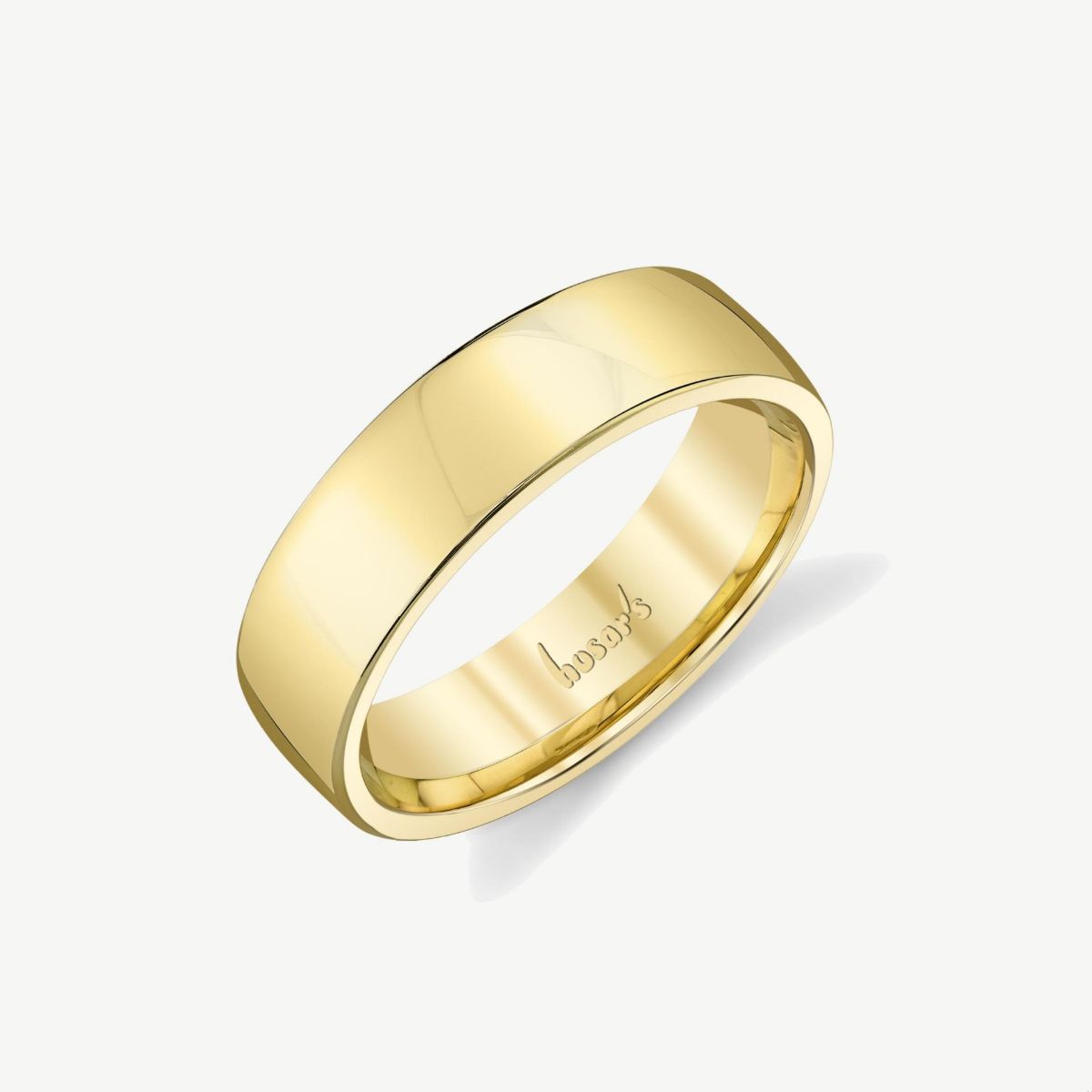 Picture of 14K Yellow Gold 6MM Brushed Wedding Band