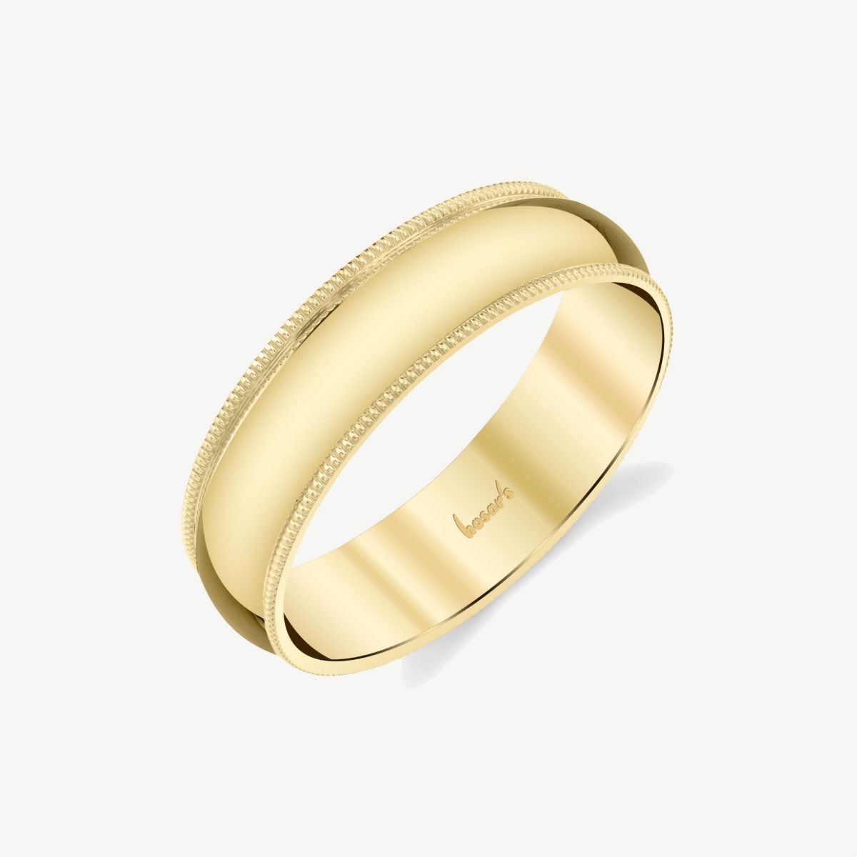 Picture of 14K Yellow Gold High Polished Plain Wedding Band