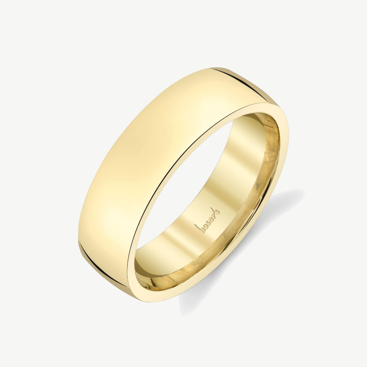 Picture of 14K Yellow Gold 6MM Brushed Wedding Band