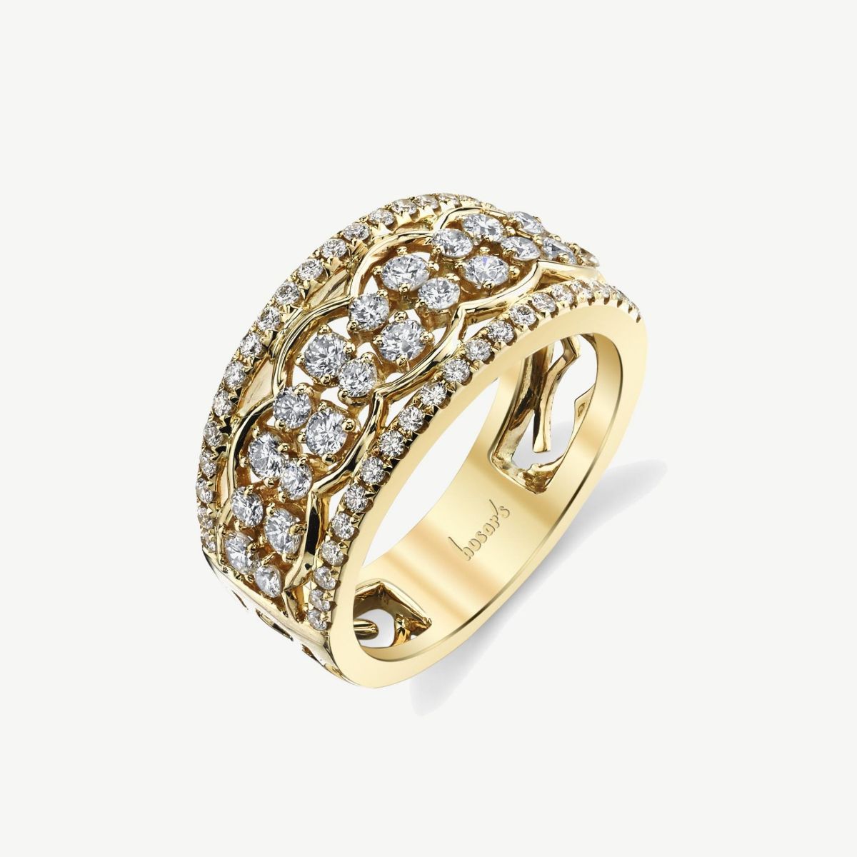 Picture of 14K Yellow Gold Diamond Fashion Band