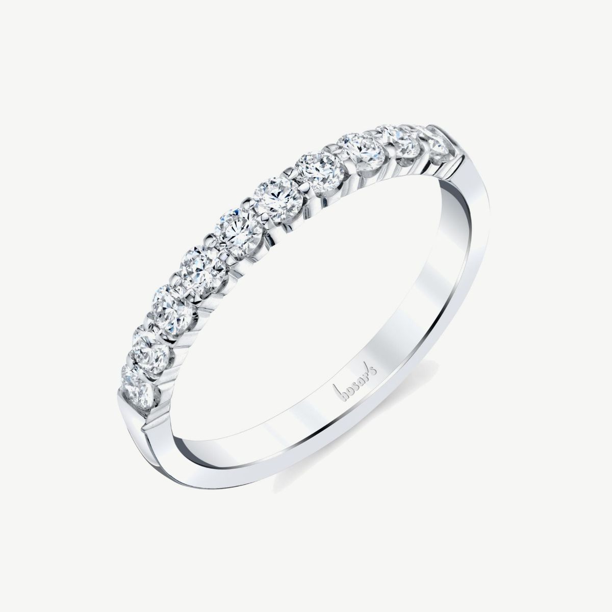 Picture of 14K White Gold Shared Prong Anniversary Band