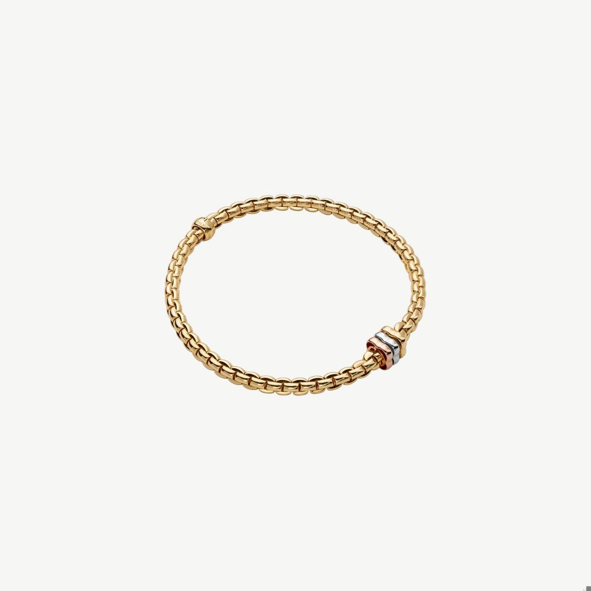 Picture of FOPE EKA Flex’it Bracelet with 18K Tri-Gold Rondels